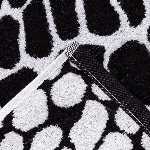 Полотенце махровое Этель ЧБ Змея, пестроткань, 30х60 см  фото 3