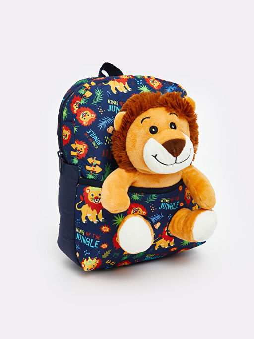 Aslan Fig?rl? Erkek ?ocuk S?rt ?antas?