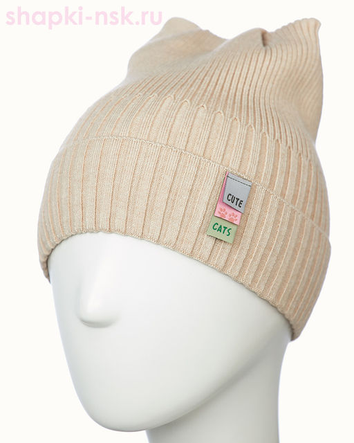 1201V1 Кошка вискоза Колпак для девочки (50-52)