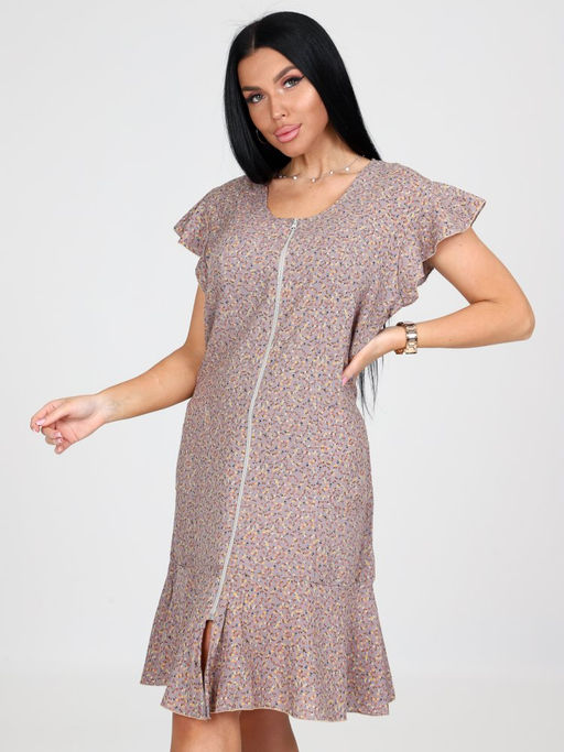 111 ПЛАТЬЕ/ХАЛАТ (Серый) - А-дина фото 4