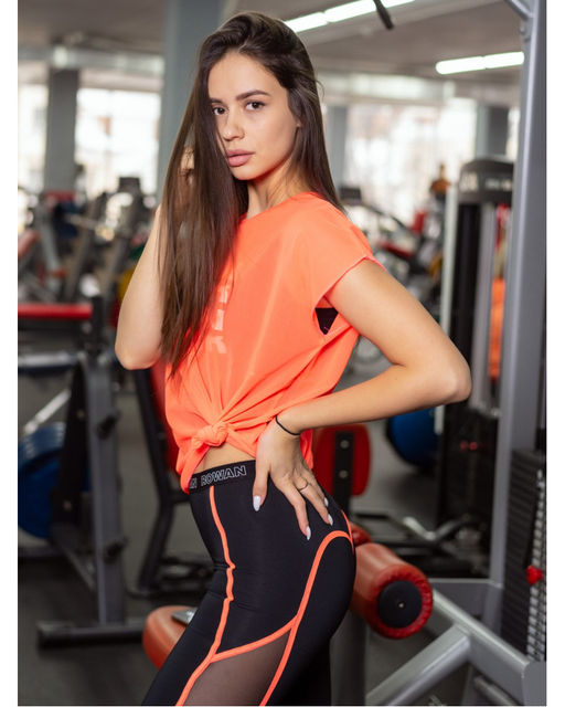 Майка двойная ROWAN POWER оранжевая фото 3