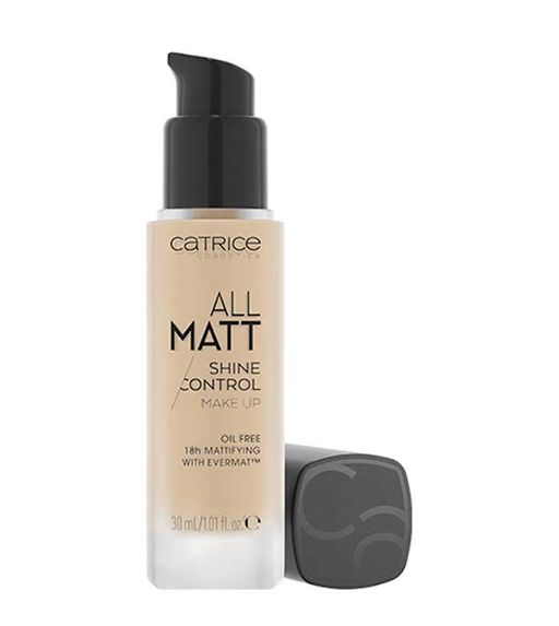 CATRICE Тональная основа All Matt Shine Control Make Up, 020 N Neutral Nude Beige 30 мл  фото 2