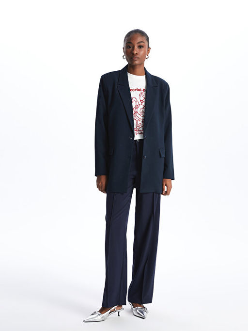 Dar Fit D?z Geni? Pa?a Kad?n Pantolon