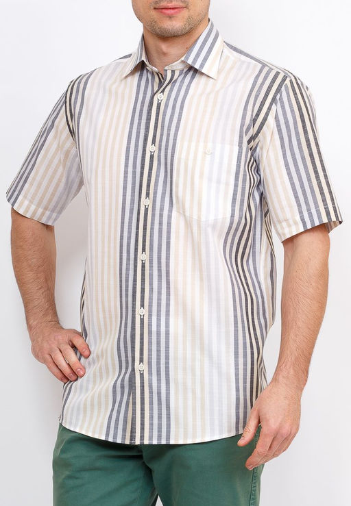 Сорочка мужская короткий рукав GREG 551/301/702