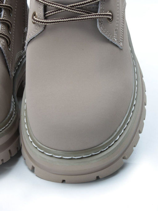 01-P8305-3 GRAY/BEIGE Ботинки демисезонные женские (натуральная кожа) - Фабричный китай фото 14