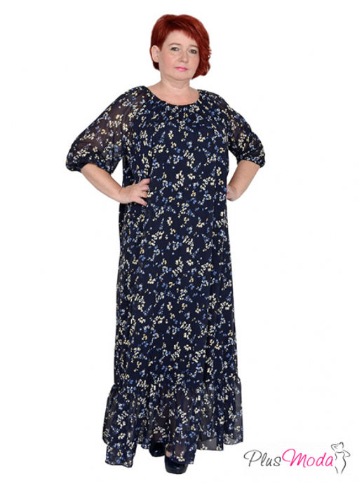 Платье Модель №1275 размеры 44-84 - Plusmoda фото 12