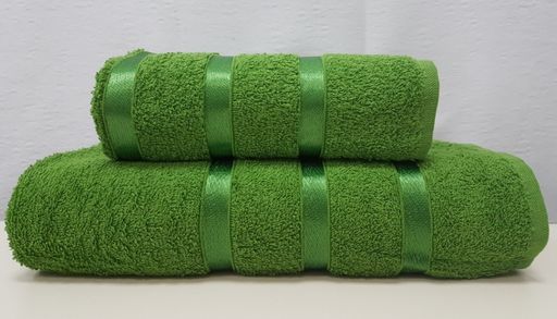 Комплект полотенец (подарочная упаковка) Gulcan SWAN 2 шт. (50x90, 70x140) ЗЕЛЕНЫЙ