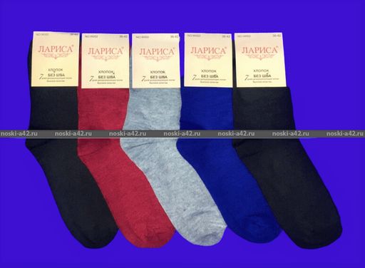 Цена за 12 пар. МИНИ носки женские однотонные арт. DW 01 36-42 (фактически 36-40) - For you фото 2