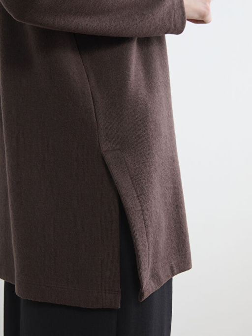 Dik Yaka Kad?n Sweatshirt Tunik