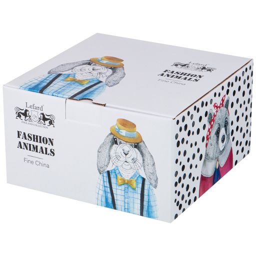 ЧАЙНЫЙ НАБОР FASHION ANIMALS МЕДВЕДИЦА, НА 1ПЕР. 2ПР. 450 МЛ - Lefard фото 2