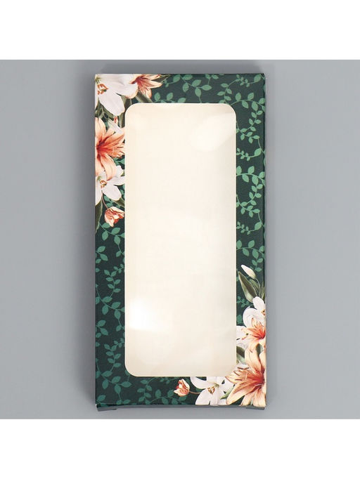 Цена за 5 шт. Коробка для шоколада, кондитерская упаковка, «Дорогому учителю», с окном, 17.3×8.8×1.5 см