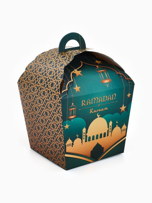 Цена за 2 шт. Коробка подарочная складная Ramadan, 17×17×26 см