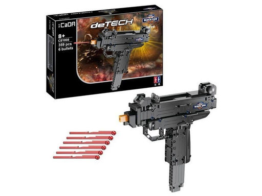 Конструктор CaDA deTech пистолет-пулемет Micro Uzi (359 деталей) фото 4