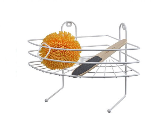 _Полка угловая 1 секционная (23*23*19см) белая, арт. АЛТ18