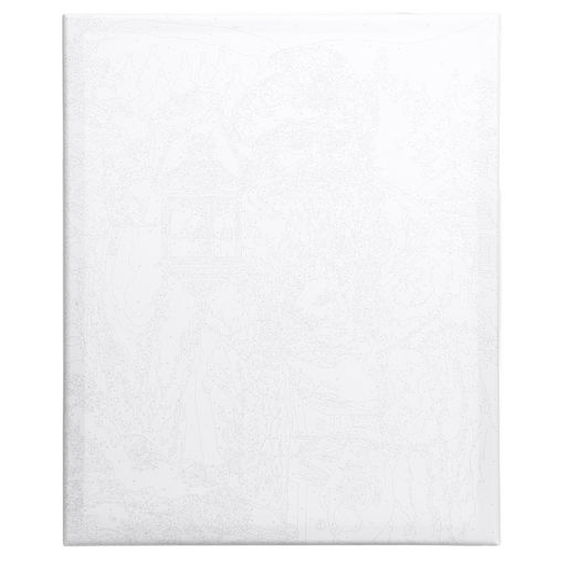 Картина по номерам на холсте с подрамником Дед Мороз с кроликом 40 50 см - Школа талантов фото 4