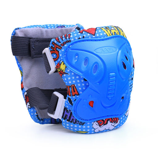 Комплект защиты для катания (цвет синий)