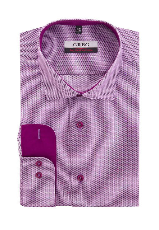 Сорочка мужская длинный рукав GREG 713/131/1352/Z/1*  фото 2