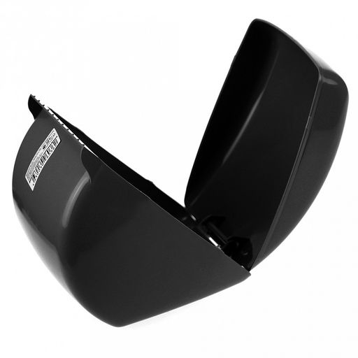 Держатель для туалетной бумаги пластмассовый "Волна" 16х13х11,5см, черный (Россия)