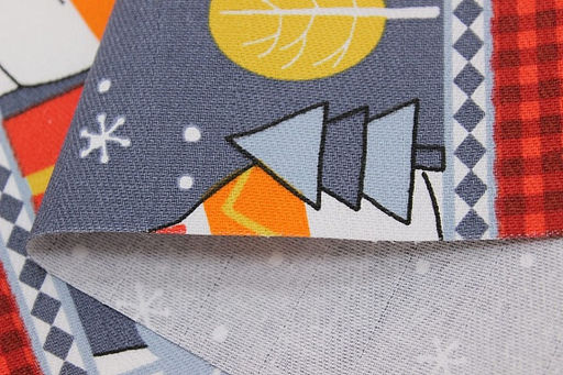 Дорожка В гостях у Санты - ночь, ш.0.5м, хлопок -100%, 228гр/кв.м - Купава фото 2