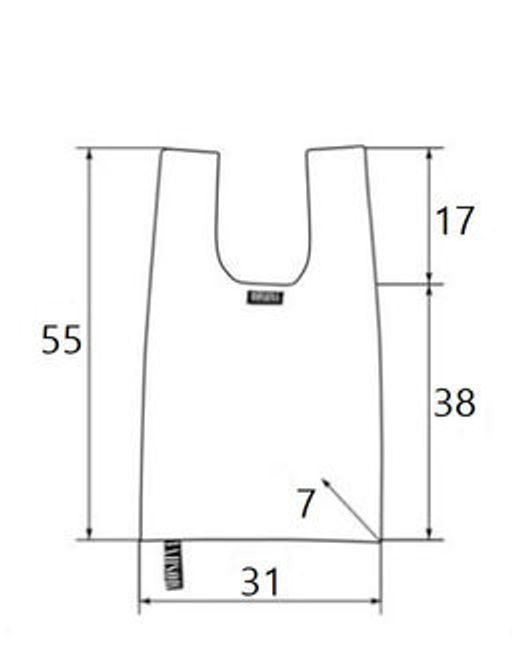 Мод.3, Сумка-майка (SM3Short) Средняя с кармашком. Сетка белая НОВИНКА!!! - Moshna фото 10