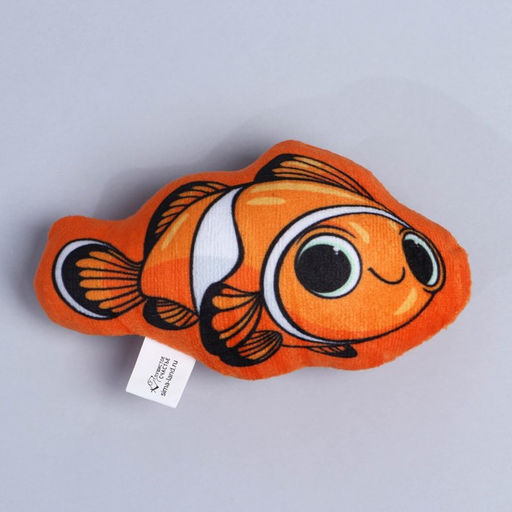 Игрушка для кошек с мятой Рыба-клоун, 13 х 8 см - Пушистое счастье фото 2