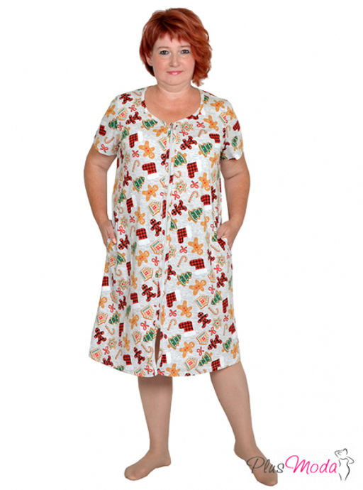 Халат Модель №1311 размеры 44-84 - Plusmoda фото 4