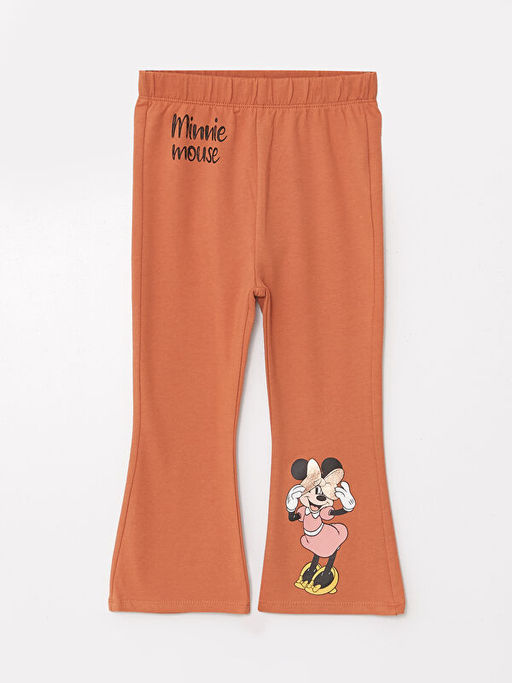 Beli Lastikli Minnie Mouse Bask?l? K?z ?ocuk Tayt