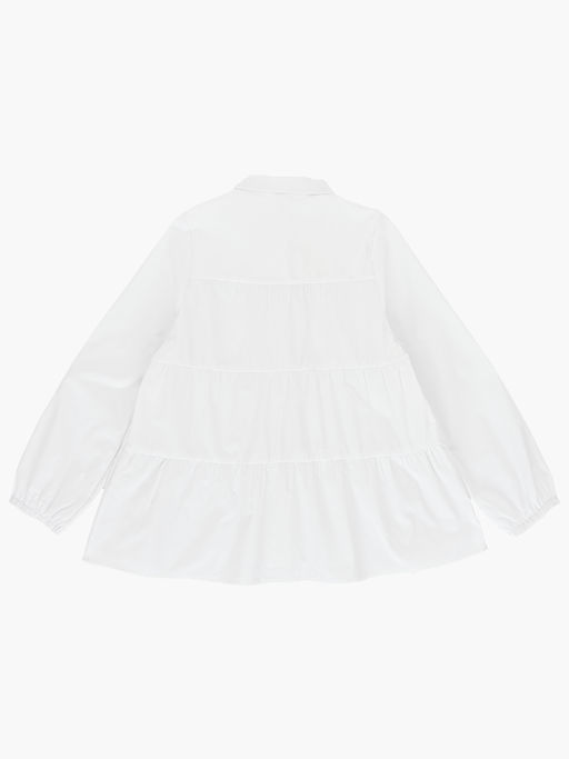 Рубашка для девочки подросткам школьная форма UD 7816 белый - Mini maxi фото 3