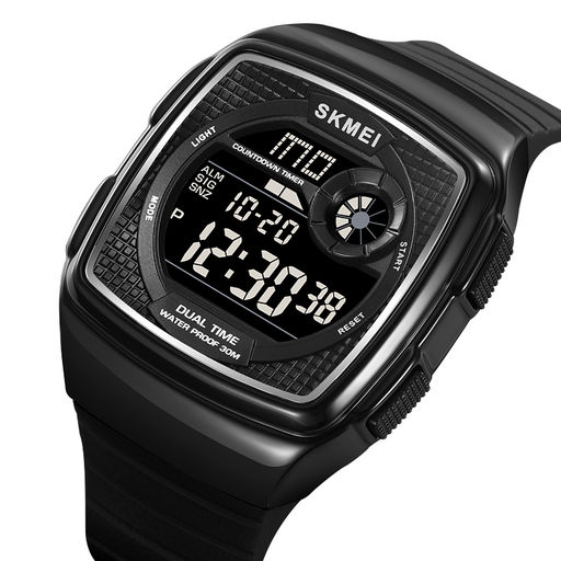 Часы наручные Skmei мужские электронные 2208black-black