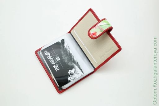 Женская кожаная визитница Sergio Valentini СВ 8003-010  фото 10