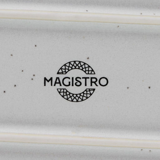 Блюдо Magistro Urban, 450 мл, 24×13.7×2.7 см, овальное, фарфор, белое