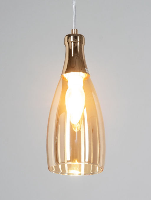 Светильник подвесной 06979/1HQ, 1×40 Вт, E14, золотистый