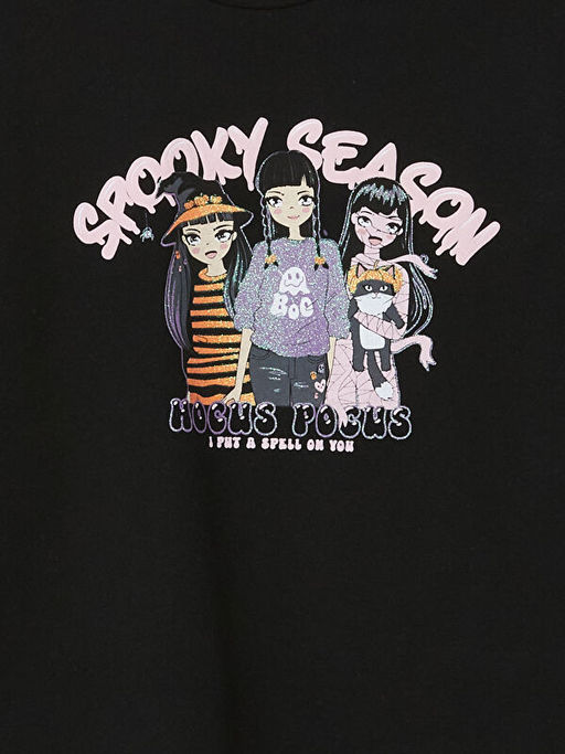 Bisiklet Yaka K?z ?ocuk Ti??rt - Waikiki фото 2