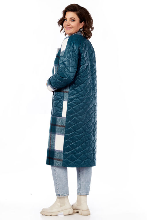 Пальто LaKona 11574-Р морская волна  фото 4