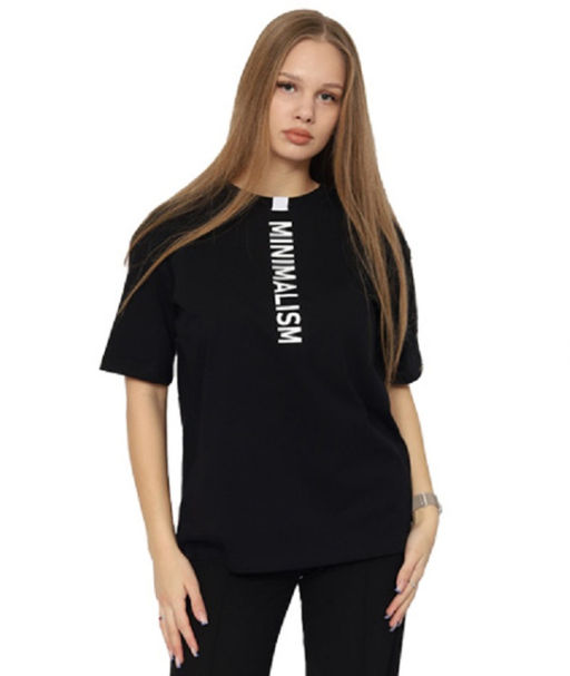 CRB wear / CSSW 60346-22 Футболка женская,черный/Ex.Cherubino