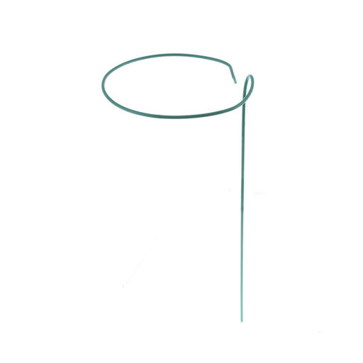 Цена за 10 шт. Кустодержатель для клубники, d=20 см, h=25 см, ножка d=0.3 см, металл, зелёный, Greengo  фото 5