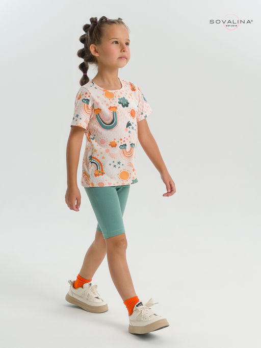 Костюм Актив радуга бохо-изумруд - Sovalina фото 7