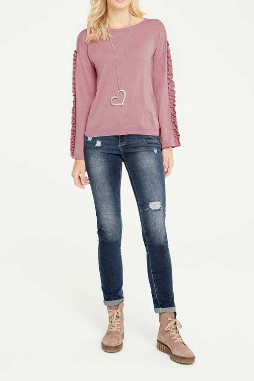 Пуловер, розовый - Linea tesini фото 3