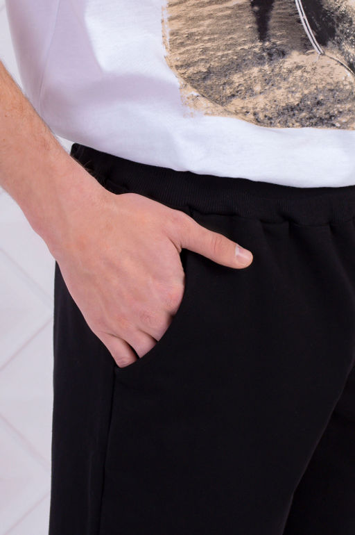 Арт. 6382 Шорты мужские 46-54 (5 шт) Цвет:черный - Идеал фото 4