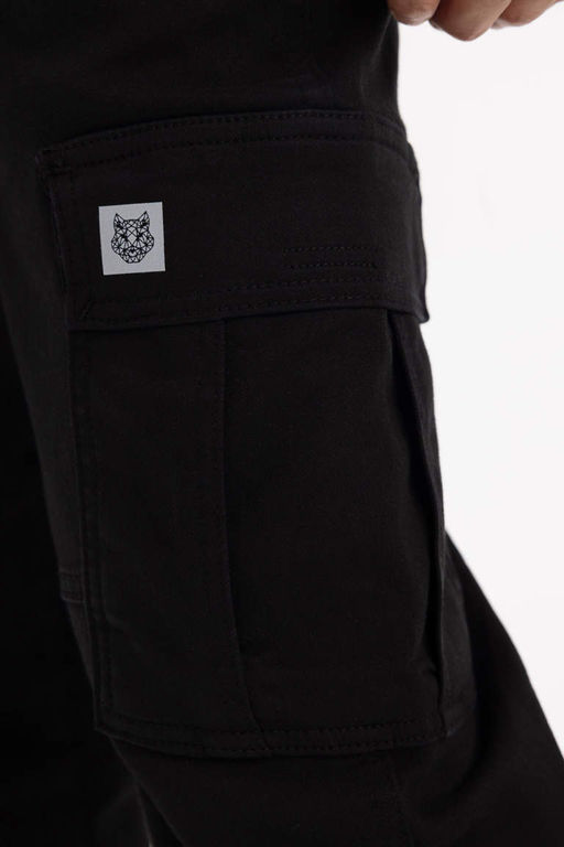 Брюки из габардина Regular Cargo Jogger с карманами-карго - Defacto фото 5