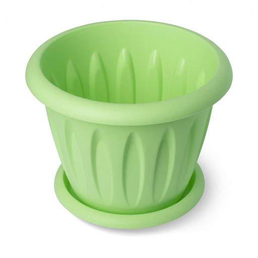 Горшок для цветов п/эт. с поддоном "Фелиция" 0,4л (С101К)