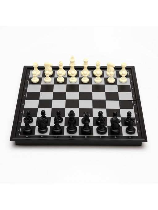 Шахматы с шашками и нардами «Классика», 3 в 1, магнитная доска 25×25 см