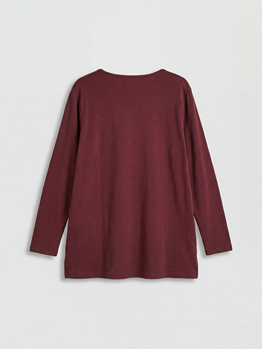 Bisiklet Yaka Ta?l? Bluz