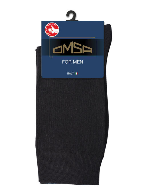 (Omsa) Comfort 303 нос.муж микроплюш (ЧЗ)