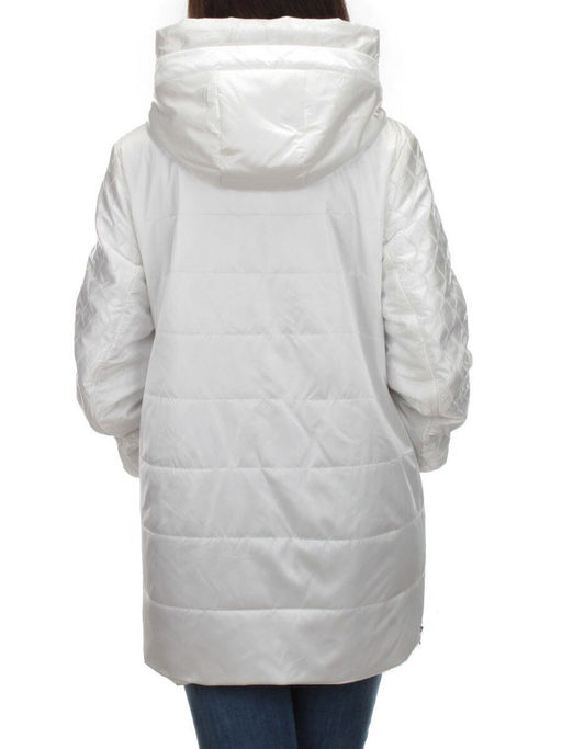 BM-81 WHITE Куртка демисезонная женская (100 гр. синтепон) - Fashion фото 5