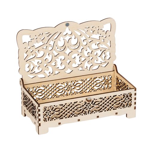 Заготовка для декорирования Mr. Carving ВК-021 Шкатулка Узор фанера 17 х 9 х 6 см .