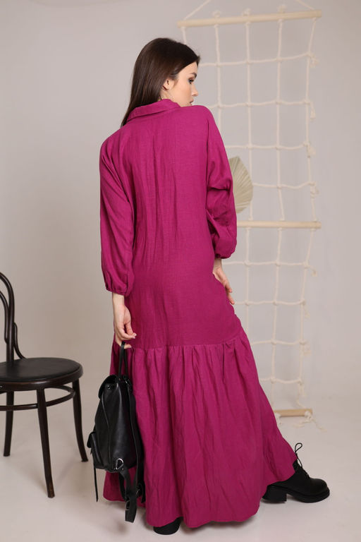Платье AMORI 9615 фуксия  фото 2