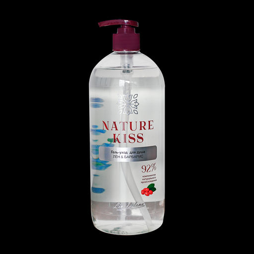 Liv-delano Nature Kiss Гель-уход для душа Лен & Барбарис 1000мл