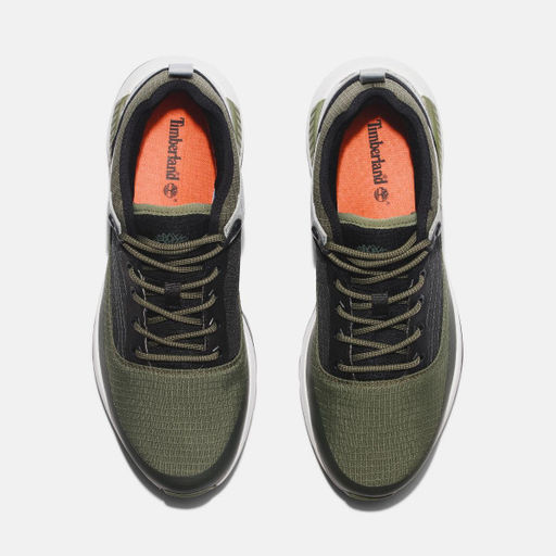 Мужские кроссовки для активного отдыха Timberland Field Trekker Mid Fabric зеленые  фото 2