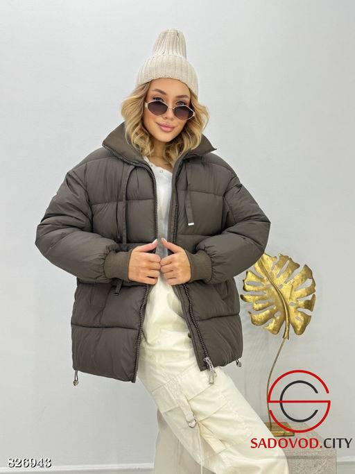 Куртка зимняя с воротником стойка